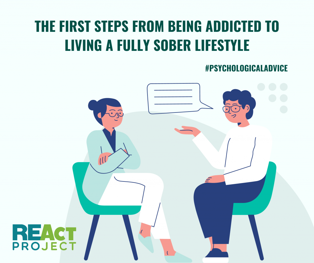 The first steps from being addicted to living a fully sober lifestyle